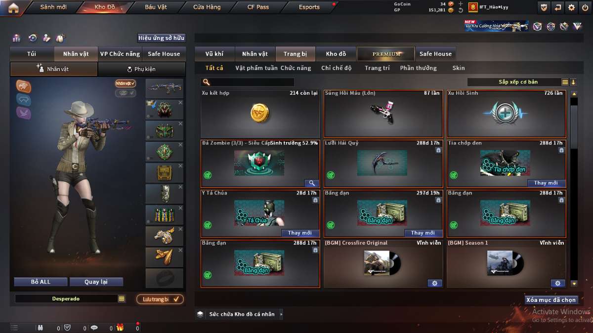 shop acc cf uy tin gia re